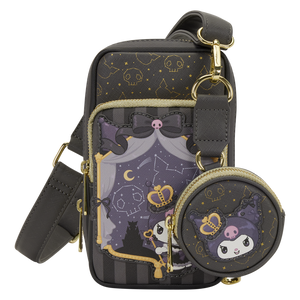 Kuromi x Loungefly 20th Anniversary Crossbody Phone Bag Bags Loungefly