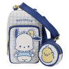 Pochacco x Loungefly Butterfly Gingham Crossbody Bag with Coin Purse Bags Loungefly
