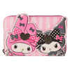 My Melody & Kuromi x Loungefly Zip Around Wallet Bags Loungefly