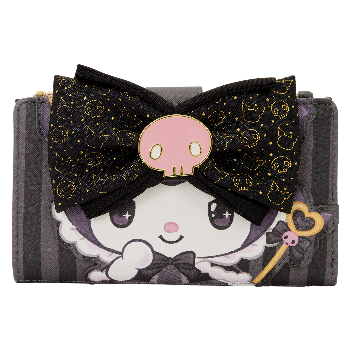Kuromi x Loungefly 20th Anniversary Bi-Fold Wallet Bags Loungefly