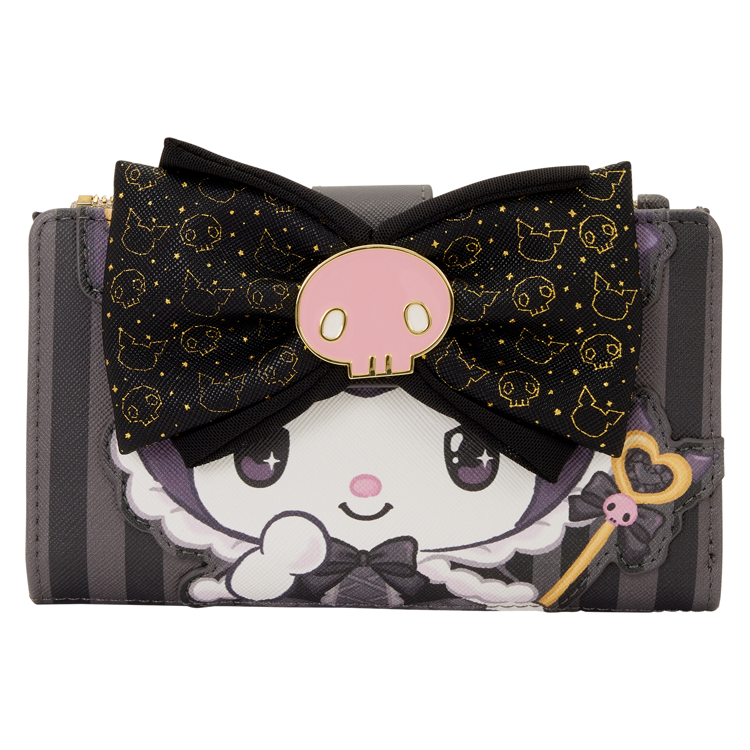 Kuromi x Loungefly 20th Anniversary Bi-Fold Wallet Bags Loungefly