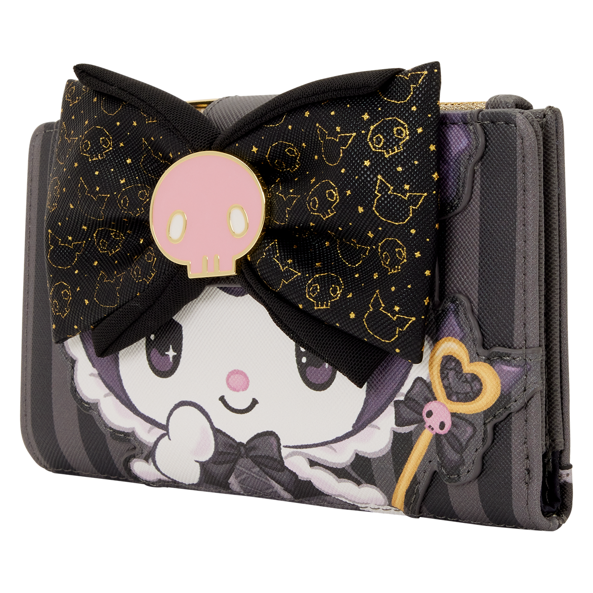 Kuromi x Loungefly 20th Anniversary Bi-Fold Wallet Bags Loungefly