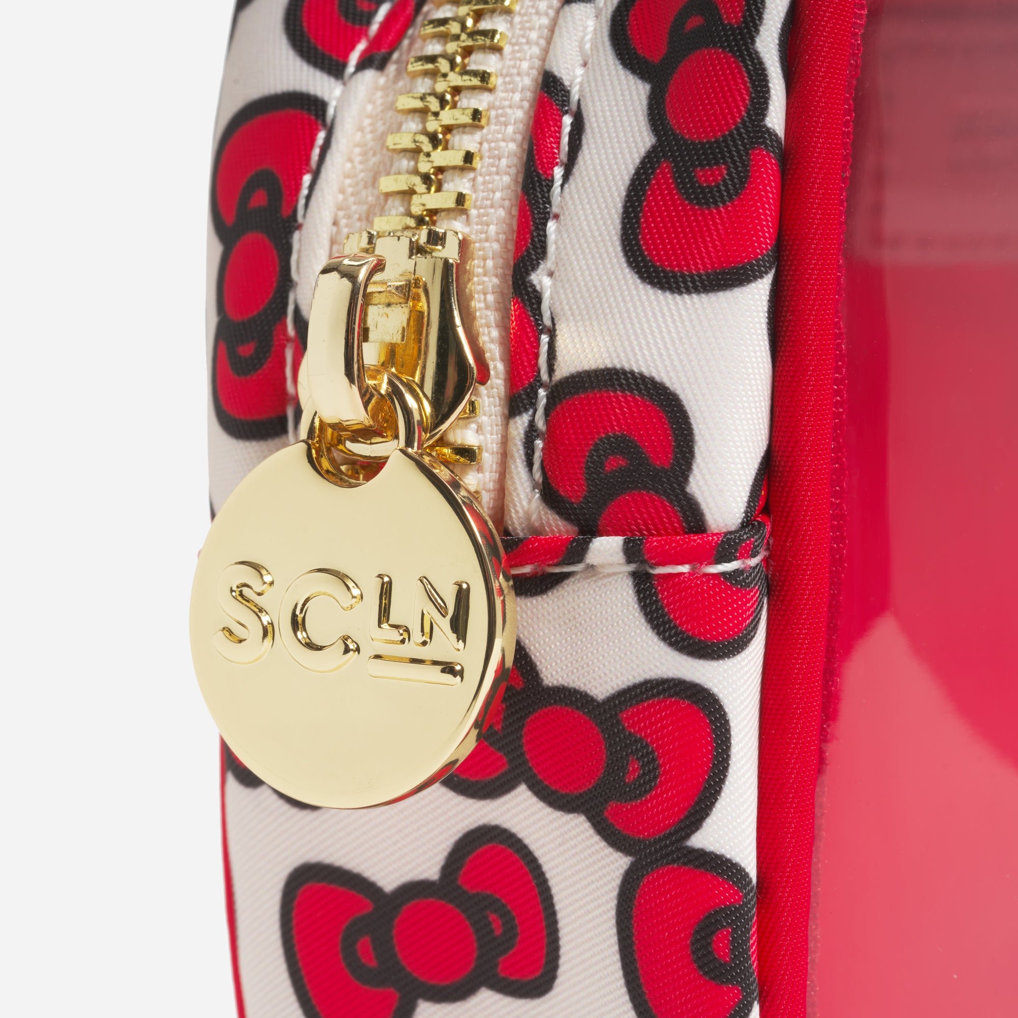 Hello Kitty x Stoney Clover Lane Clear Front Small Pouch (Hello Kitty Bows) Bags STONEY CLOVER LANE