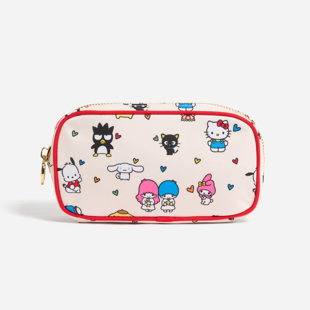 Hello Kitty and Friends x Stoney Clover Lane Petite Pouch (Hearts & Friends) Bags STONEY CLOVER LANE