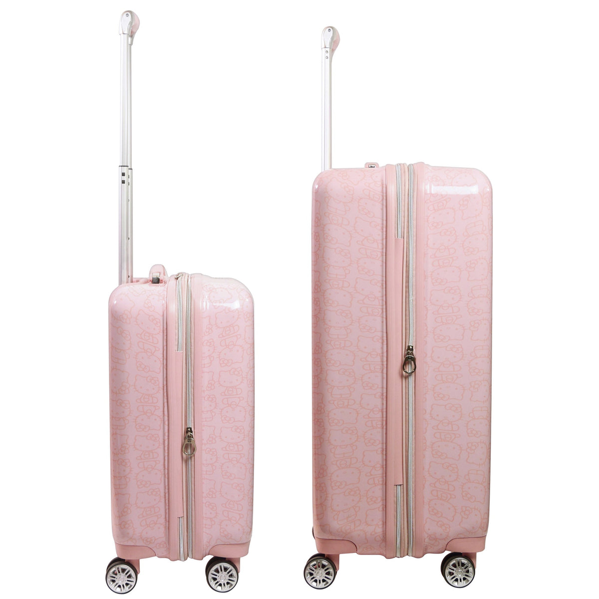 Hello Kitty x FUL Pose 2-Pc Hardshell Luggage (Pink) Travel Ful Luggage