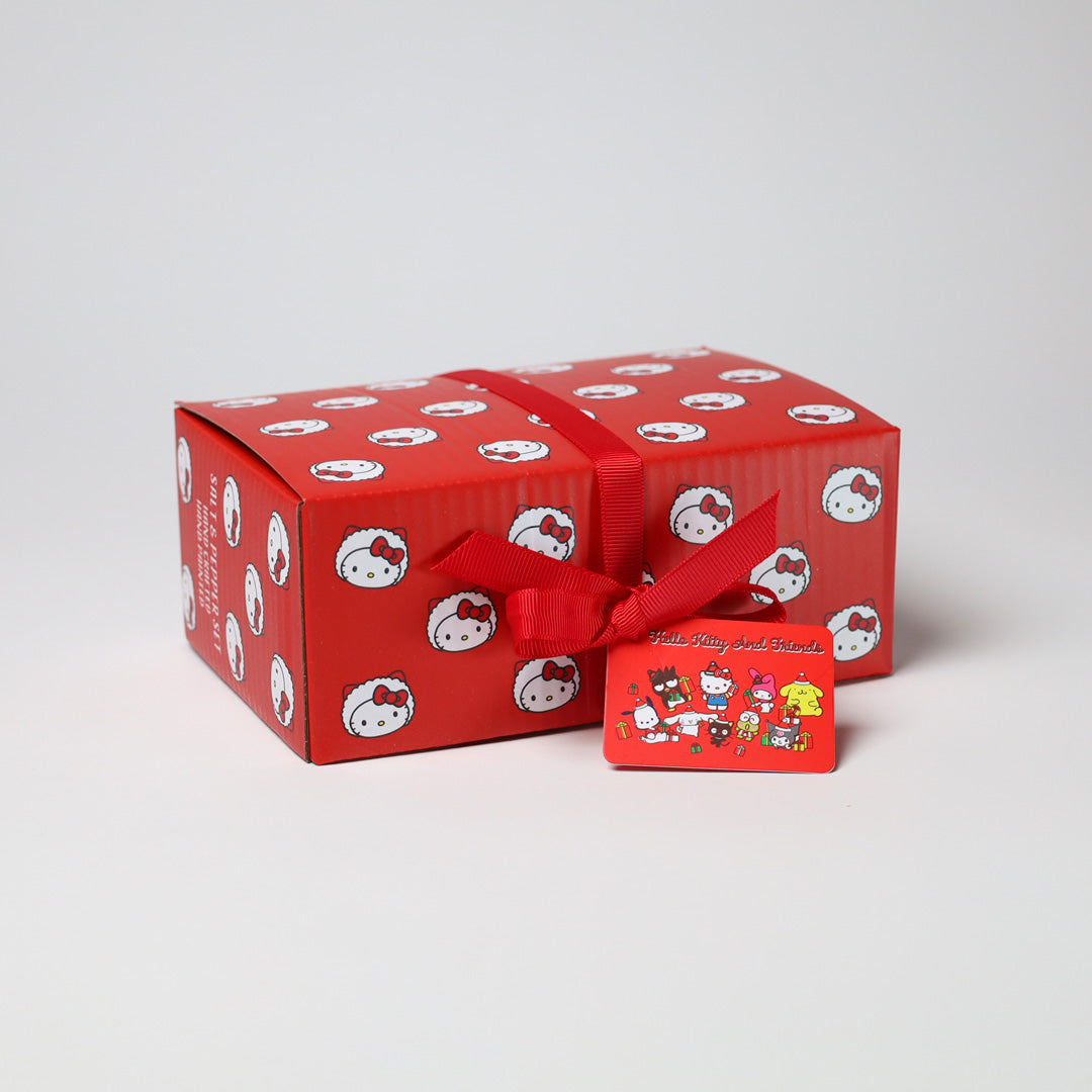 Hello Kitty Ceramic Holiday Salt & Pepper Set (Sled) Home Goods Blue Sky