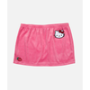 Hello Kitty x Dumbgood Pink Velour Mini Skirt (50th Anniv.) Apparel BIOWORLD   