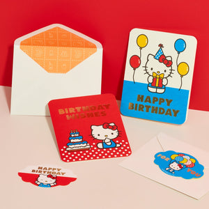 Hello Kitty x Studio Oh! Retro Red Happy Birthday Deluxe Greeting Card Stationery Studio Oh!