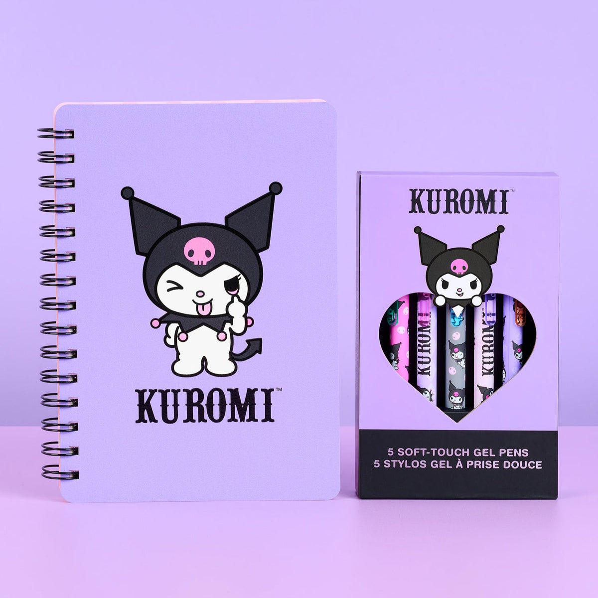 Kuromi x Studio Oh! Soft-Touch Gel Pen Set Stationery Studio Oh!