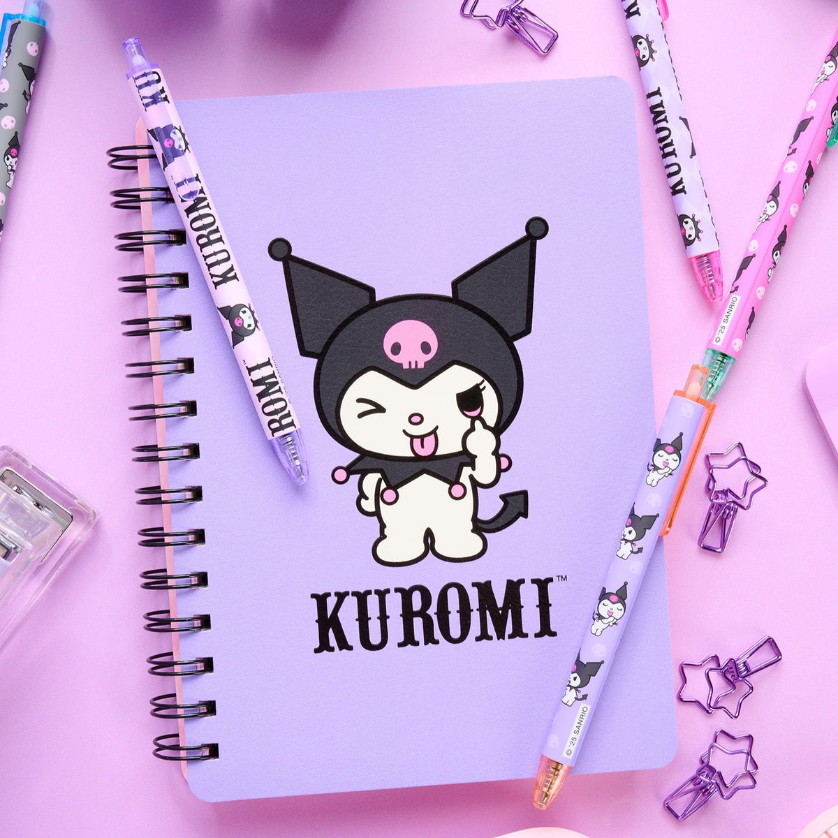 Kuromi x Studio Oh! Soft-Touch Gel Pen Set Stationery Studio Oh!