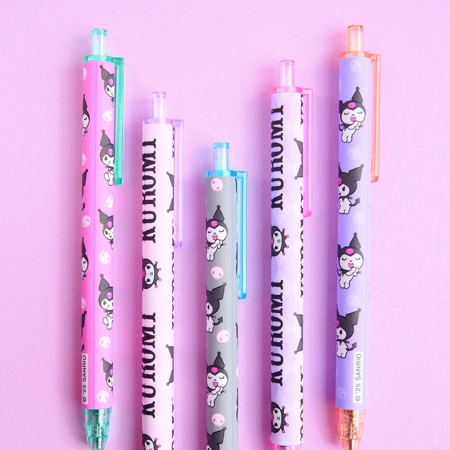 Kuromi x Studio Oh! Soft-Touch Gel Pen Set Stationery Studio Oh!