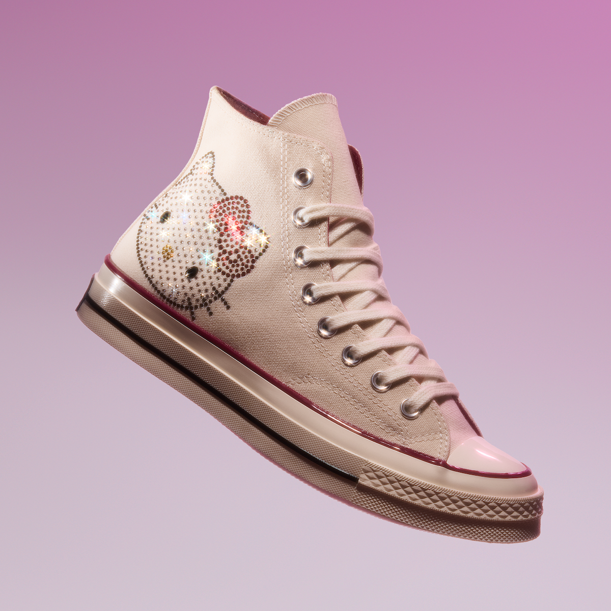 Converse x Hello Kitty and Friends Swarovski® Chuck 70 Sneaker (Adult - Off White) Shoes CONVERSE