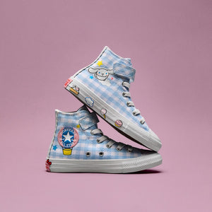 Converse x Cinnamoroll Chuck Taylor All Star Easy-On Sneaker (Kids - Light Blue) Shoes CONVERSE
