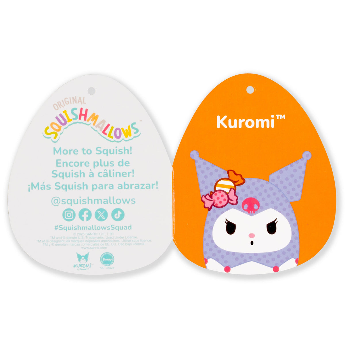 Kuromi 12" Halloween Squishmallows Plush (2025 Edition) Plush Jazwares