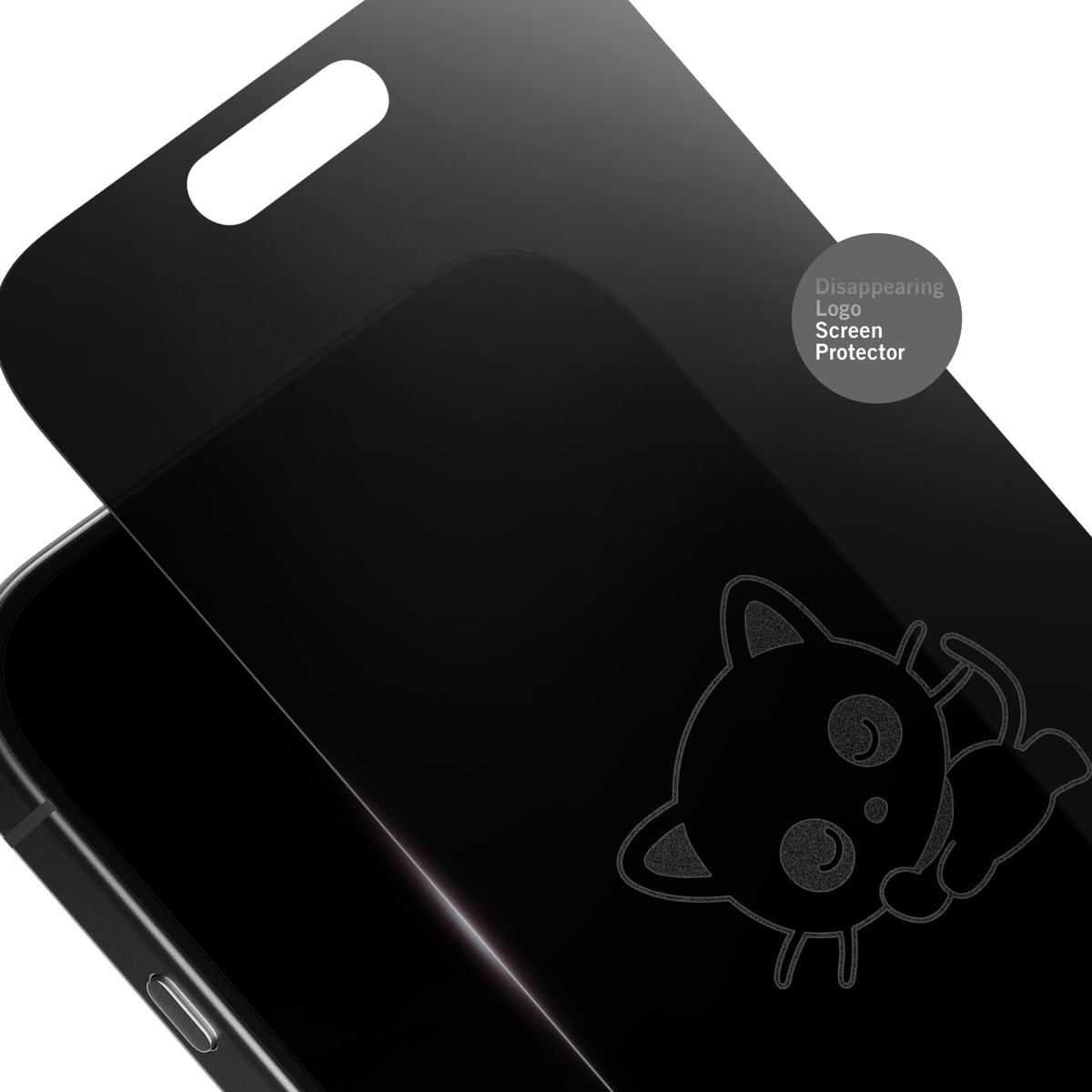 Chococat x Screen Skinz Sleepy iPhone Privacy Screen Protector Screen Skinz