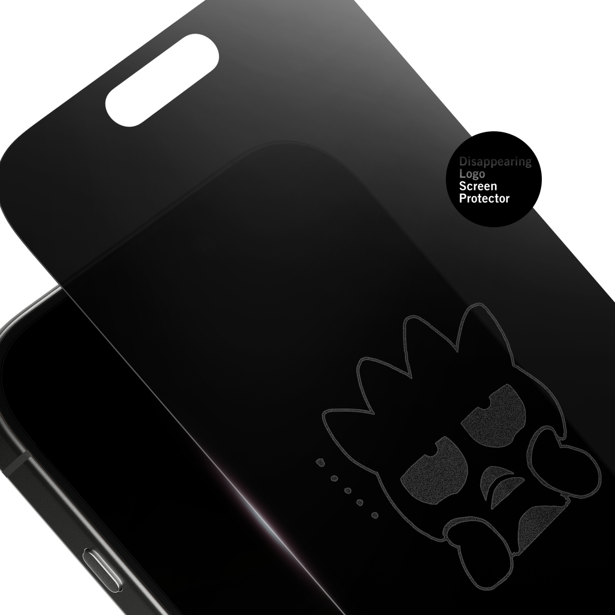 Badtz-Maru x Screen Skinz Thinking iPhone Privacy Screen Protector Screen Skinz