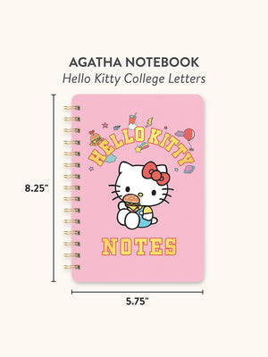 Hello Kitty x Studio Oh! College Letters Agatha Notebook