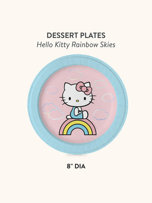 Hello Kitty x Studio Oh! Rainbow Skies Dessert Plates
