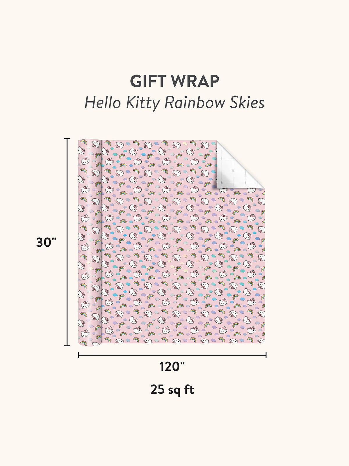 Hello Kitty x Studio Oh! Rainbow Skies Gift Wrap Gift Wrap Studio Oh!