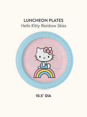 Hello Kitty x Studio Oh! Rainbow Skies Luncheon Plates