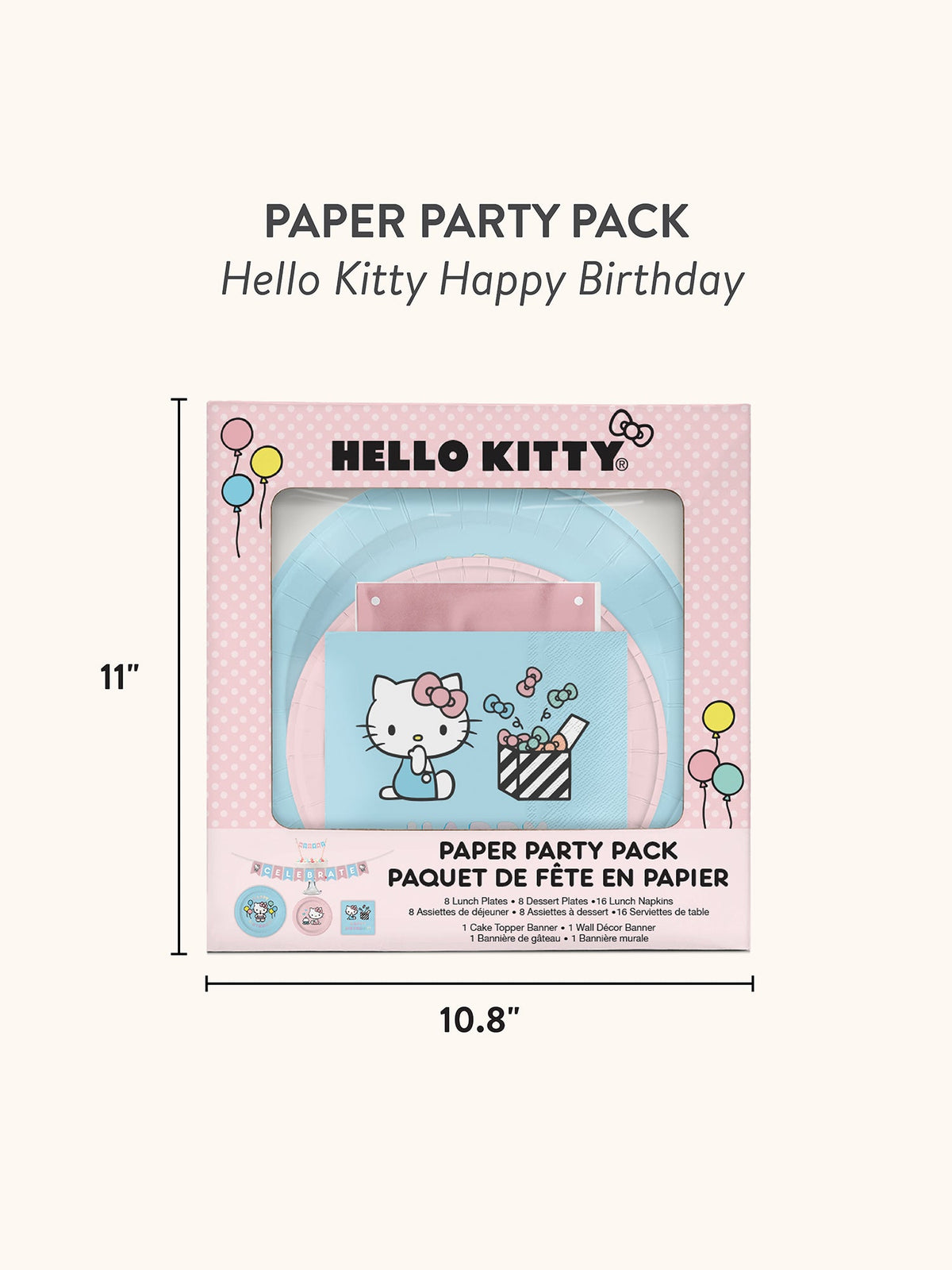 Hello Kitty x Studio Oh! Happy Birthday Paper Party Pack