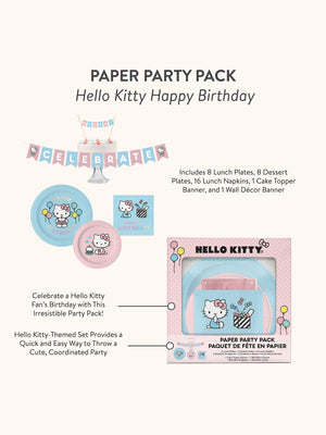 Hello Kitty x Studio Oh! Happy Birthday Paper Party Pack