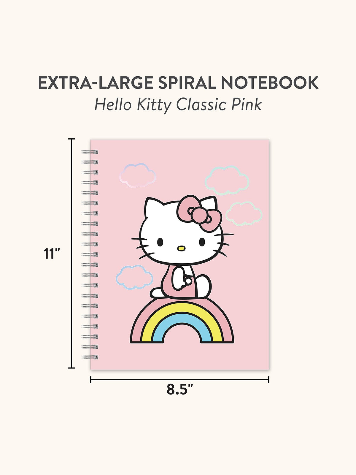Hello Kitty x Studio Oh! Classic Pink Extra-Large Spiral Notebook