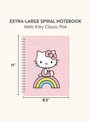 Hello Kitty x Studio Oh! Classic Pink Extra-Large Spiral Notebook