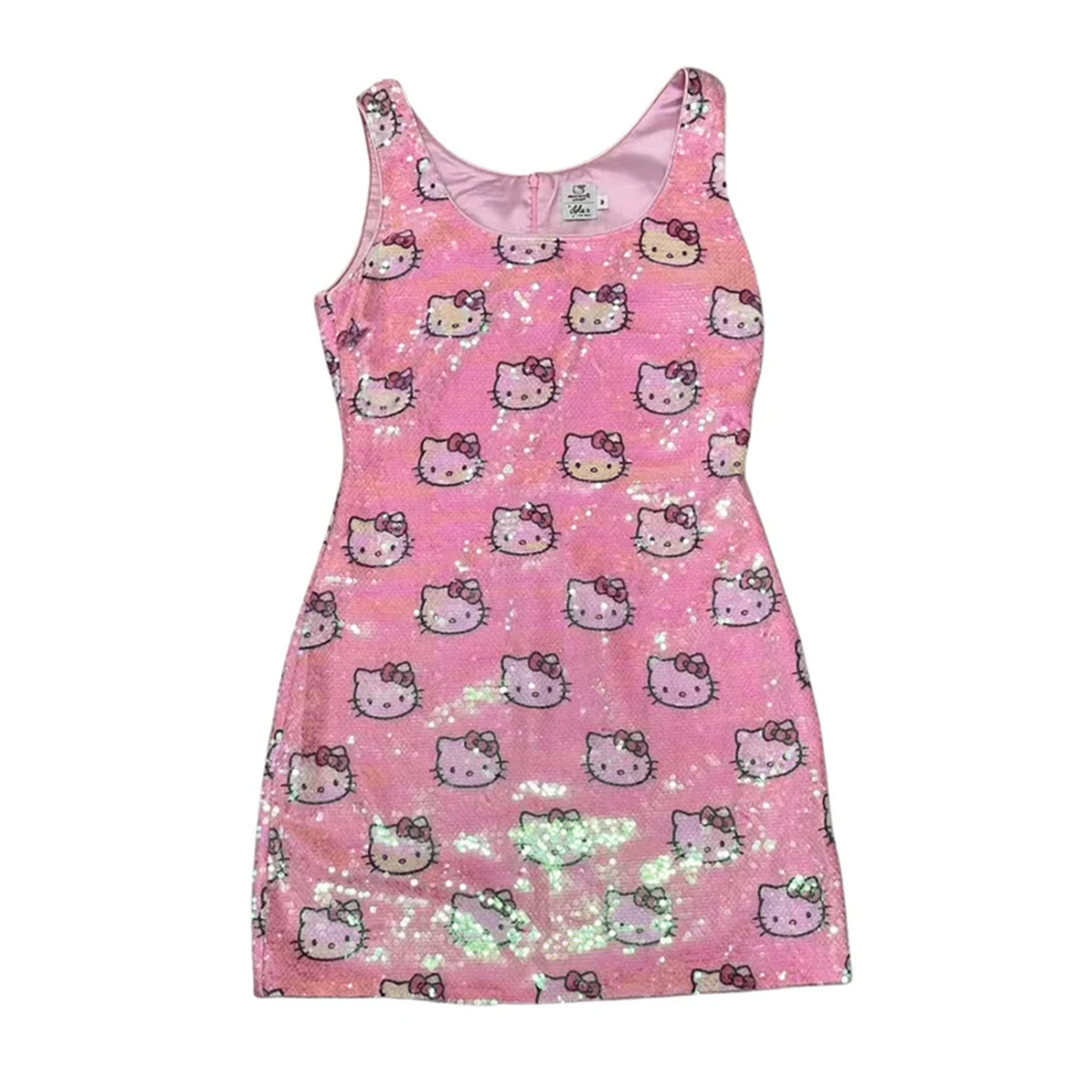 Hello Kitty x Lola + The Boys Adult Sequin Dress (Pink) Apparel Lola and The Boys NYC INC
