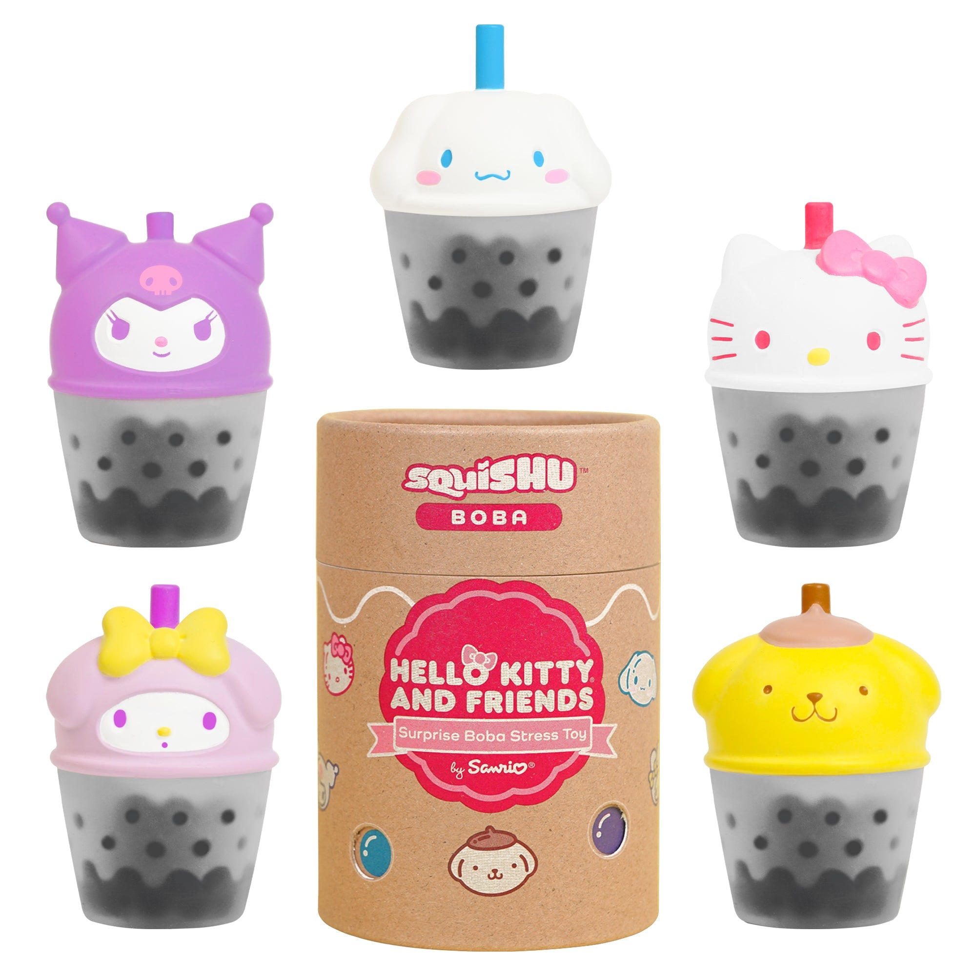 Hello Kitty and Friends Boba Tea Capsule SquiSHU (Series 1) Toys&Games Hamee.com - Hamee US 1 pc. (Surprise - Random)