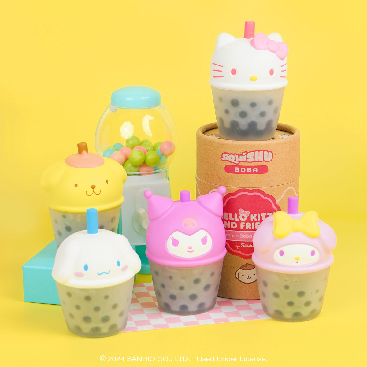 Hello Kitty and Friends Boba Tea Capsule SquiSHU (Series 1) Toys&Games Hamee.com - Hamee US