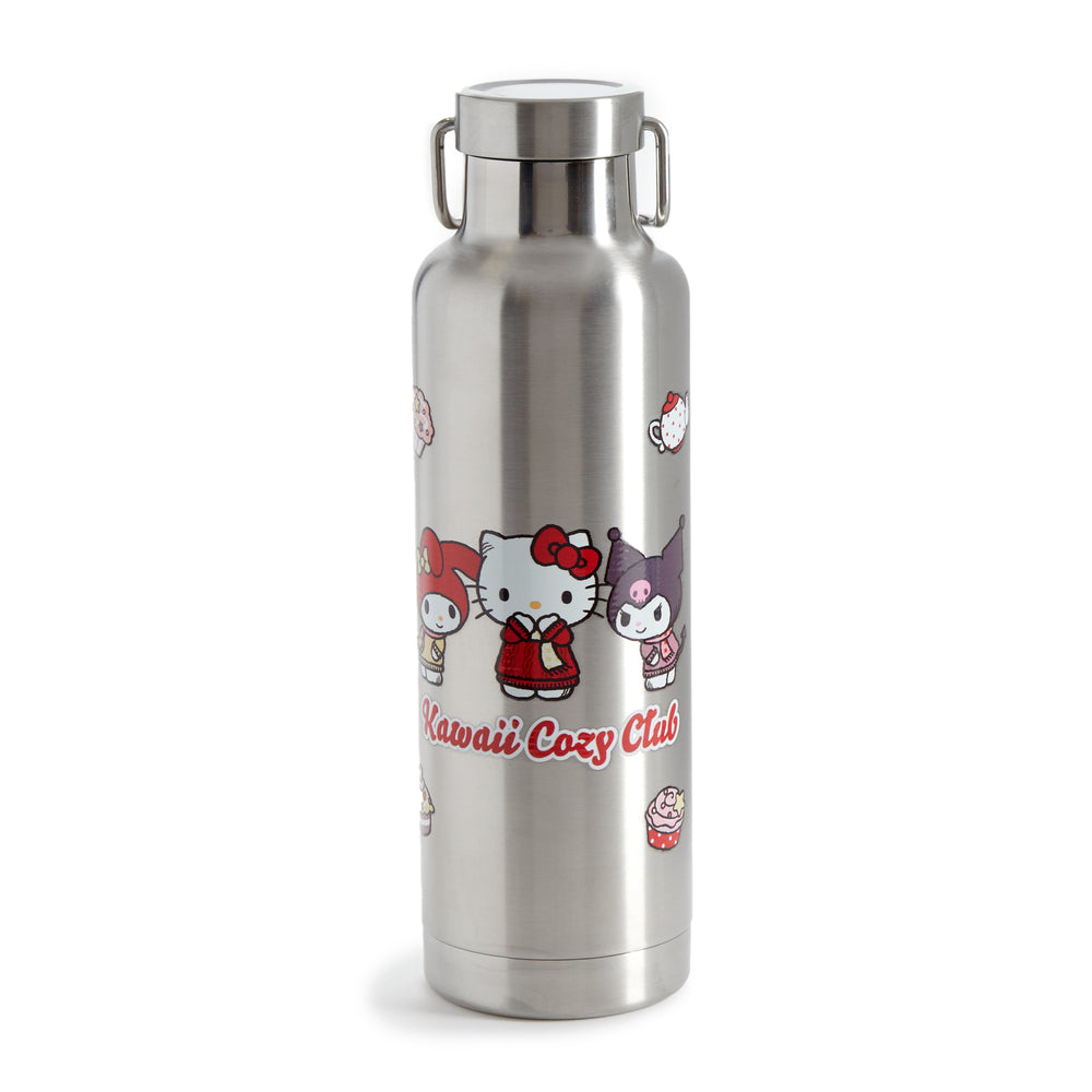 Hello Kitty and Friends Stainless Steel Water Bottle (Kawaii Cozy Club) Travel Culture Studio