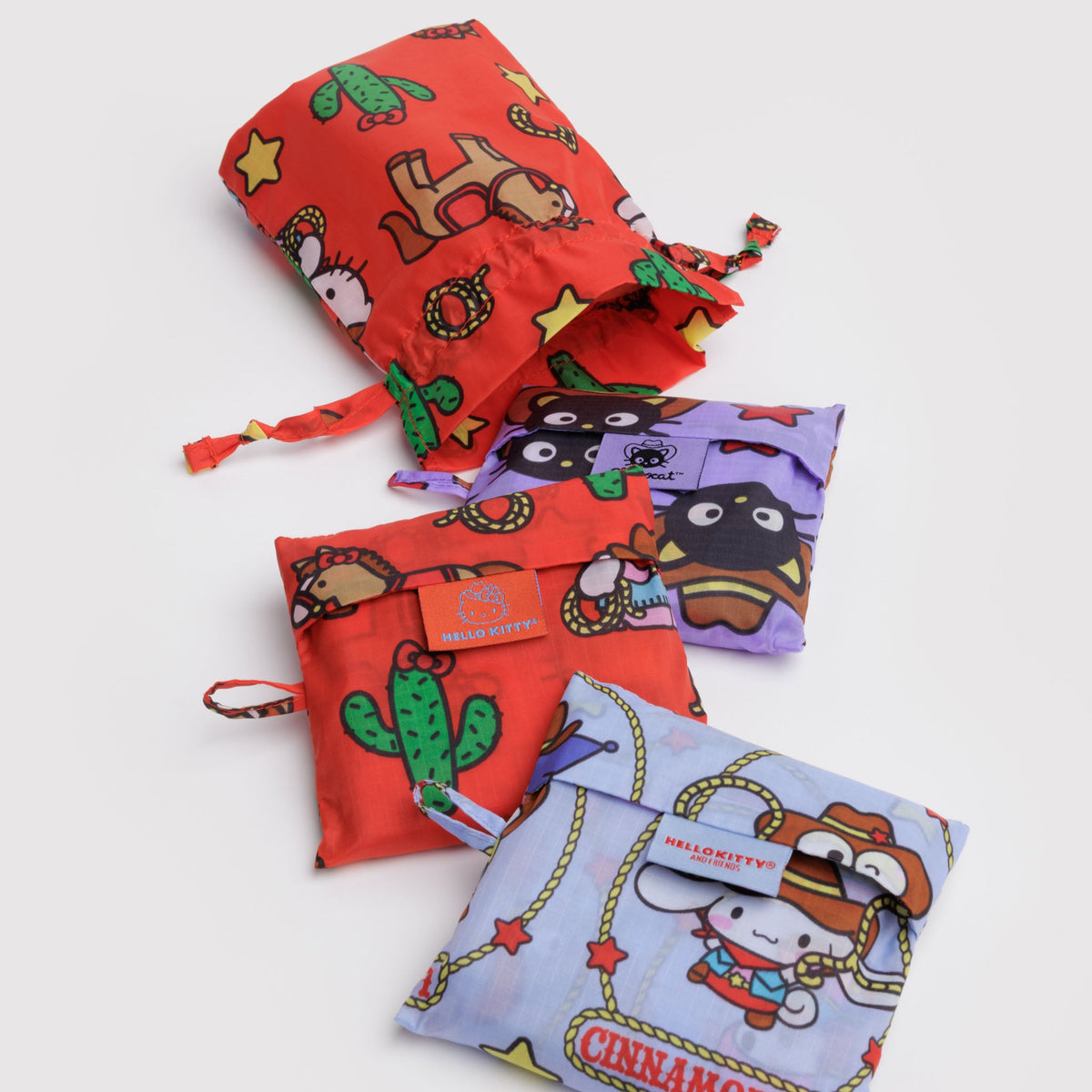 Hello Kitty and Friends x Baggu Standard Bags 3-pc Set (Western) Bags Baggu Corporation