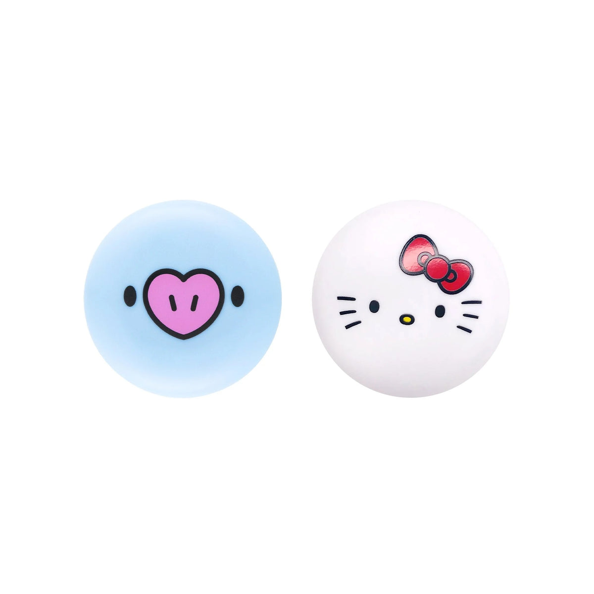 Hello Kitty &amp; BT21 MANG Moisturizing Macaron Lip Balm Duo Beauty The Crème Shop   