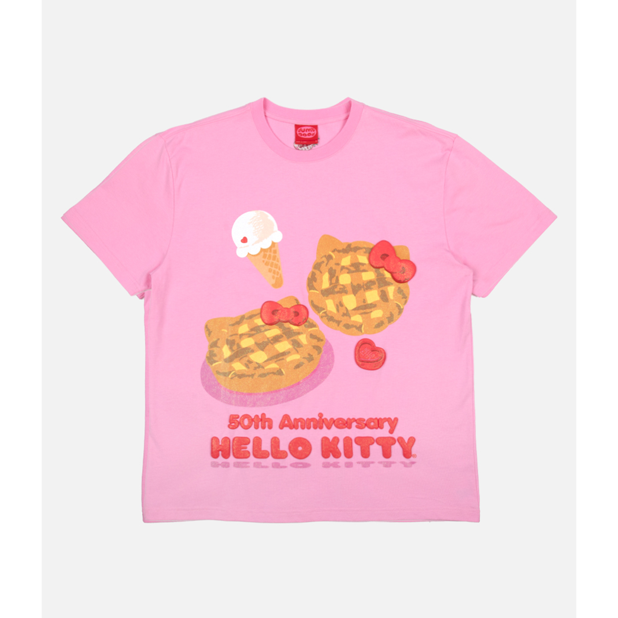 DIGITAL POLYESTER - PINK HELLO KITTY TEE DG01203AO
