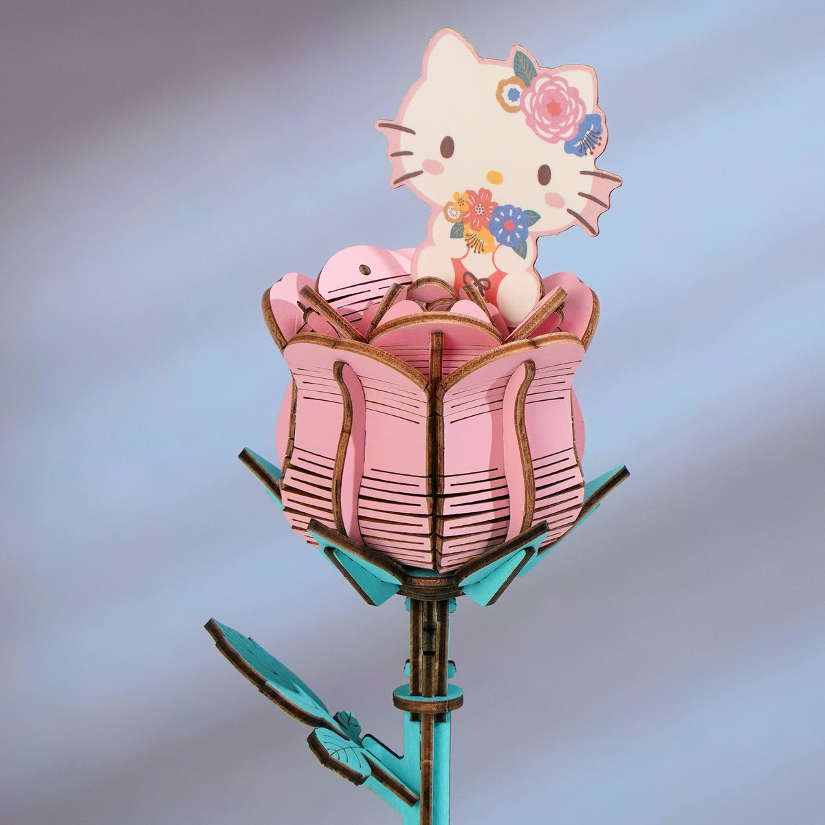 Trousse Hello Kitty 3D Double Compartiment - Rose, 22 X 10 Cm - Avec Fermeture éclair Et Doublure Intérieure
