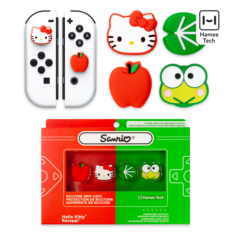 Hello Kitty and Friends Nintendo Switch Grip Caps (Hello Kitty + Kerop