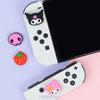 Hello Kitty and Friends Nintendo Switch Grip Caps (Kuromi + My Melody) Accessory Hamee.com - Hamee US