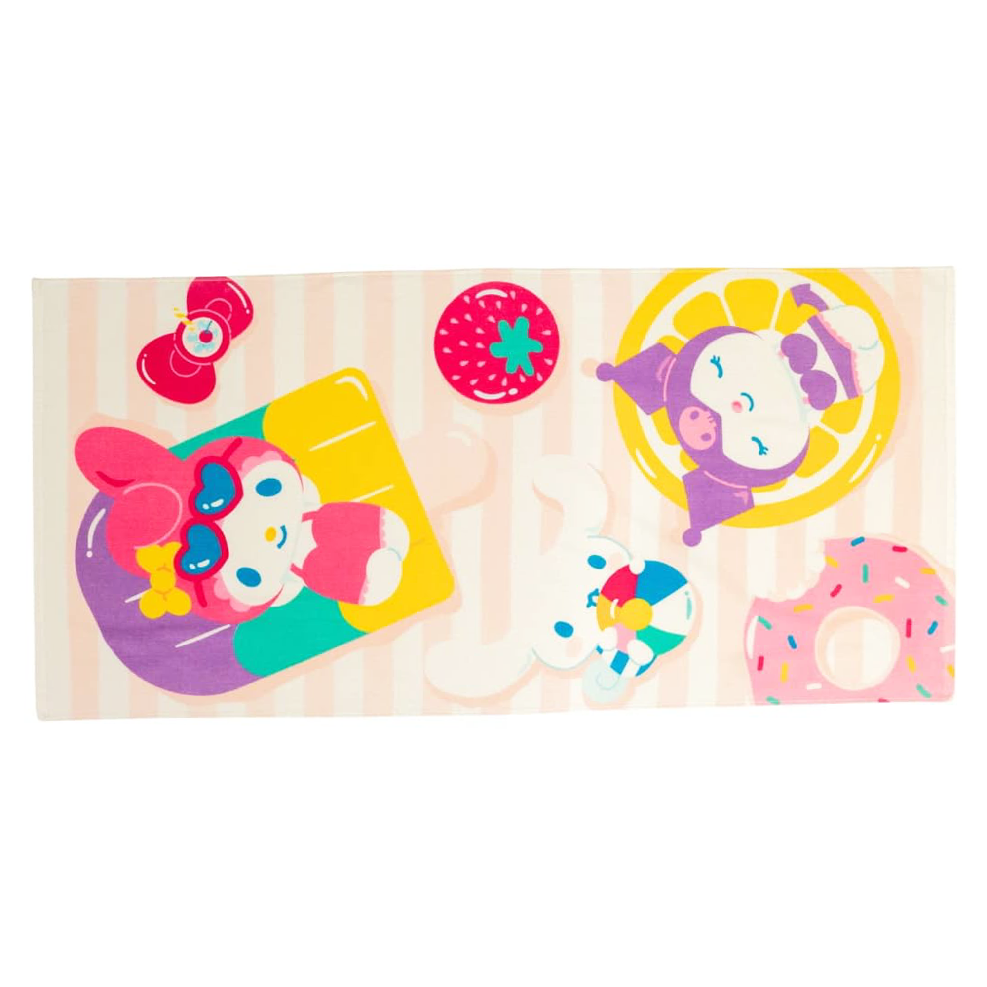 Sanrio Characters Ice Cream Float Beach Towel Travel Franco Manufacturing Co Inc   
