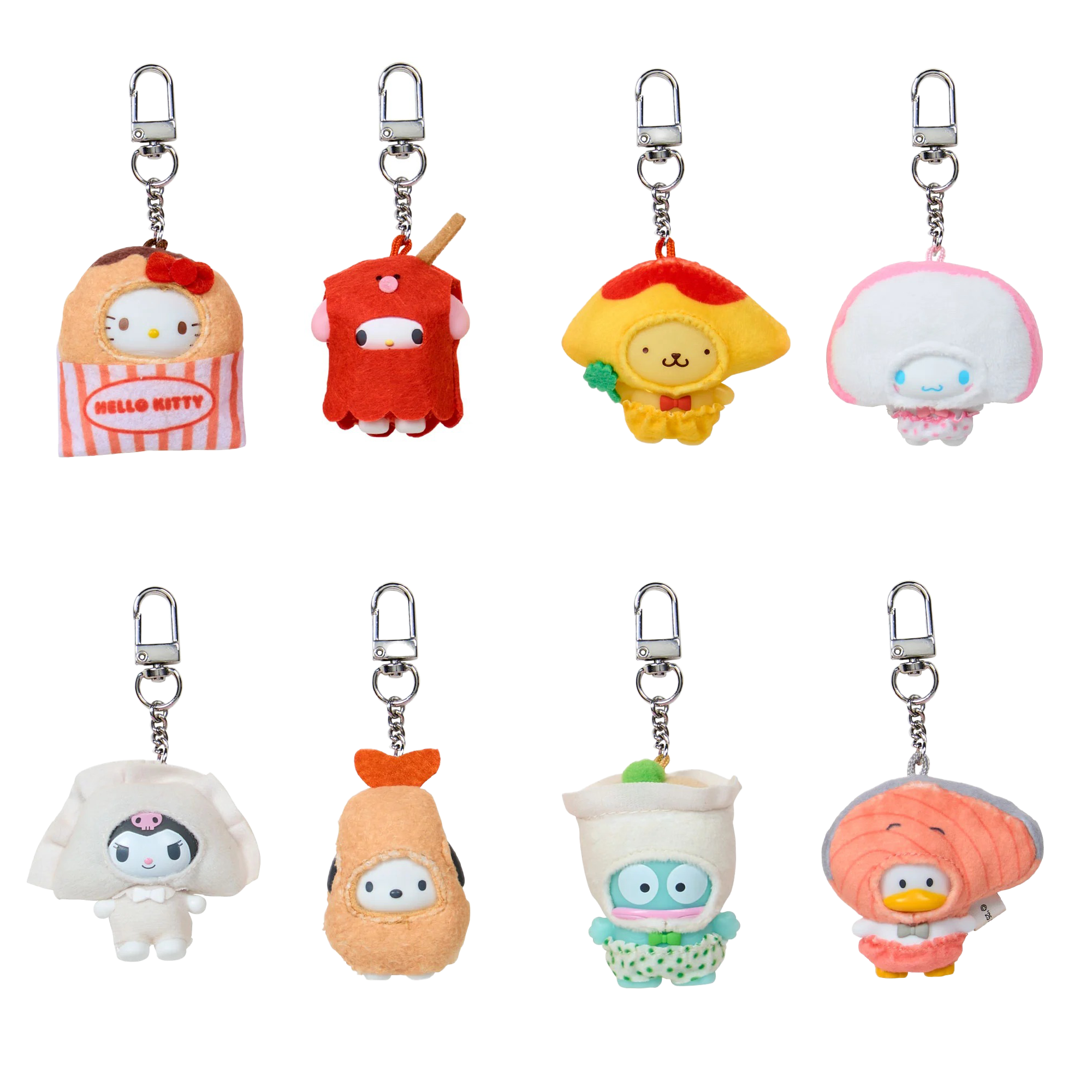Sanrio Characters Japanese Side Dishes Keychain Blind Box (Secret Chib