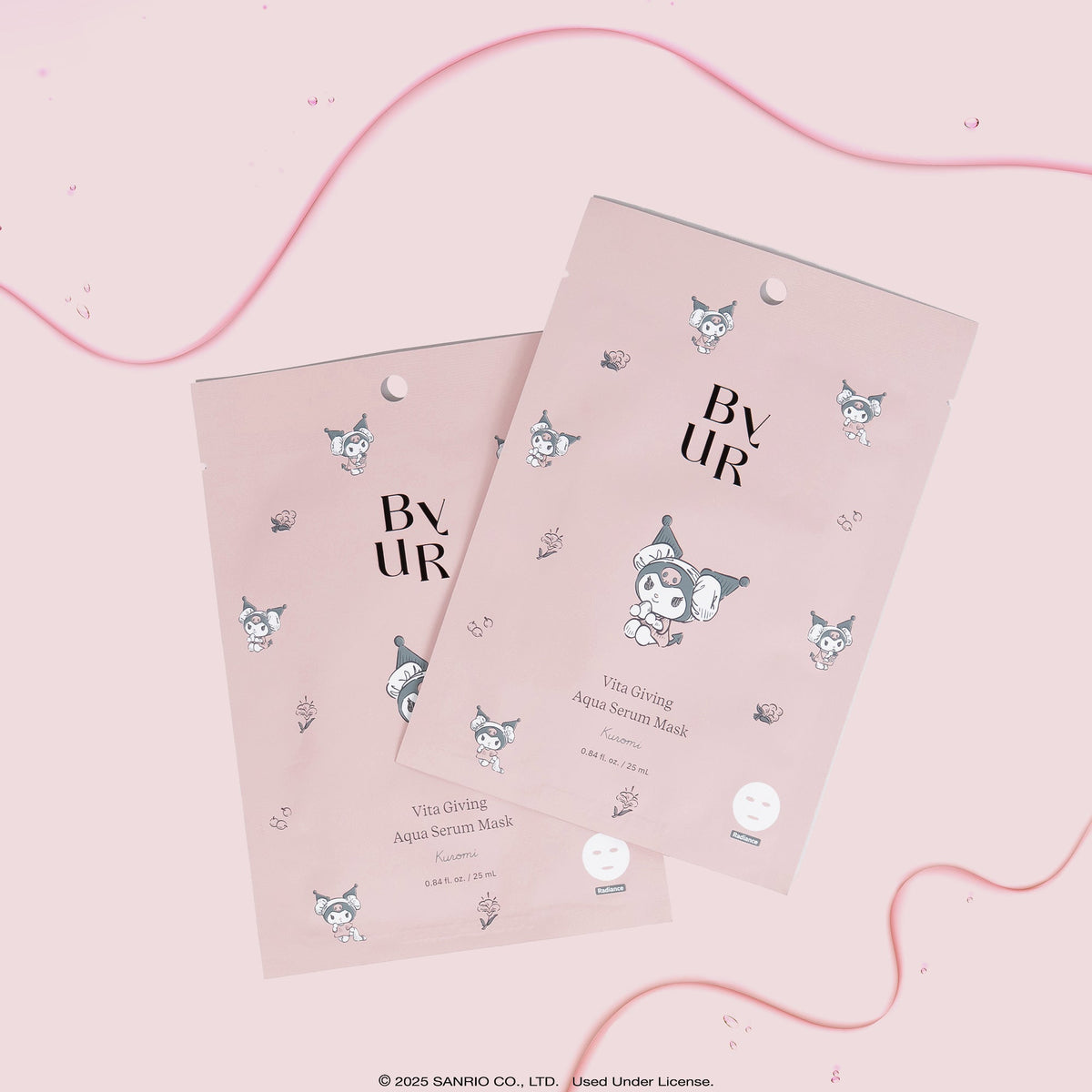 Kuromi x ByUR Vita Giving Daily Aqua Serum Mask (1pc/4pc)
