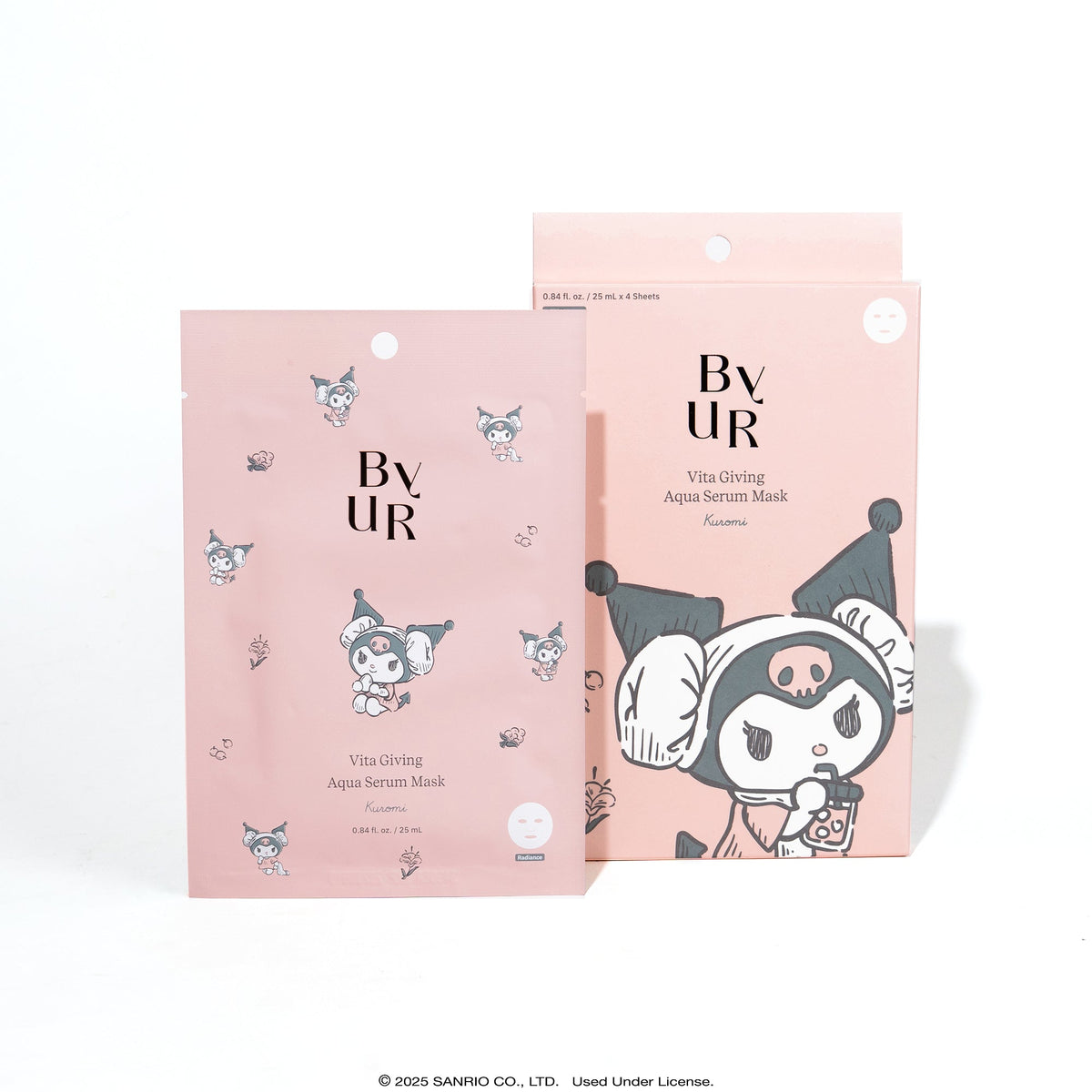 Kuromi x ByUR Vita Giving Daily Aqua Serum Mask (1pc/4pc)