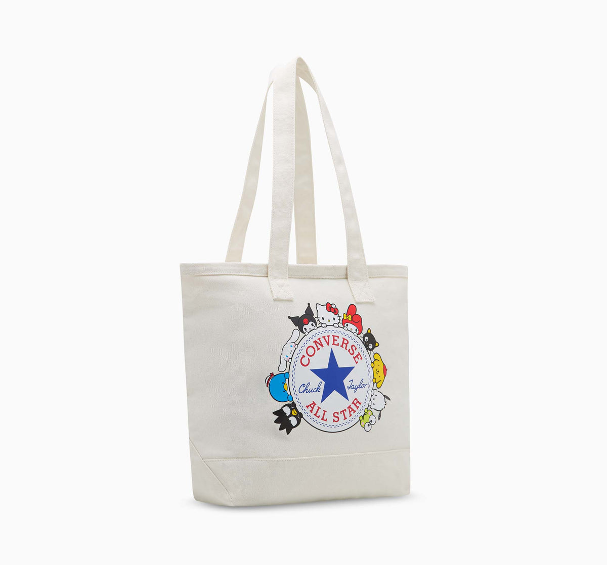 DROPS 3/20-3/25 - Converse x Hello Kitty and Friends Canvas Tote Bag (White) Bags HADDAD