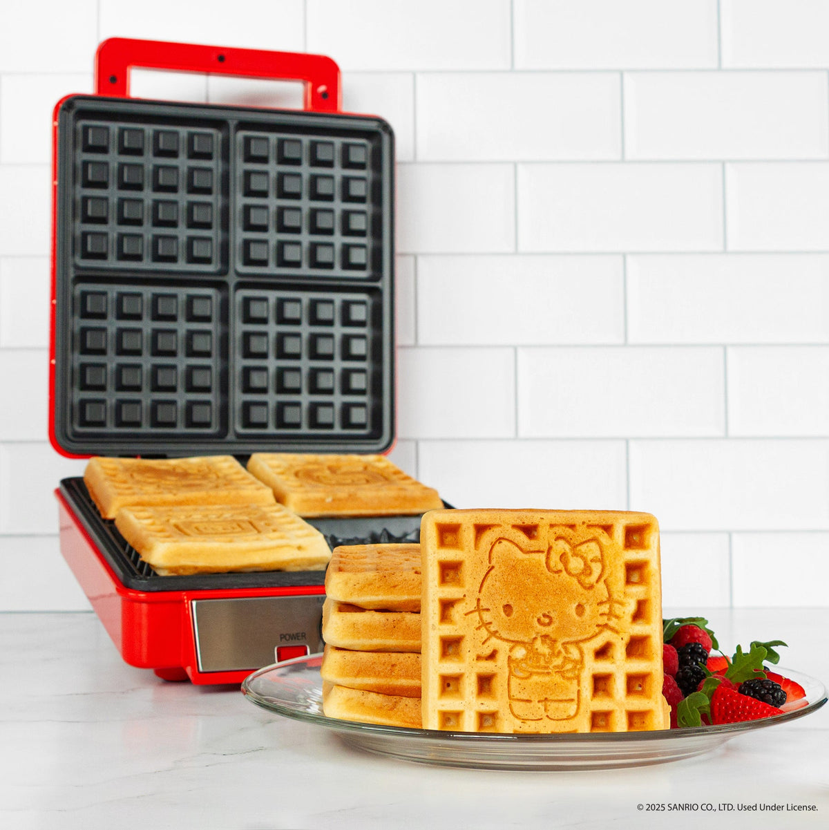 Hello Kitty Deluxe Waffle Maker (Red)