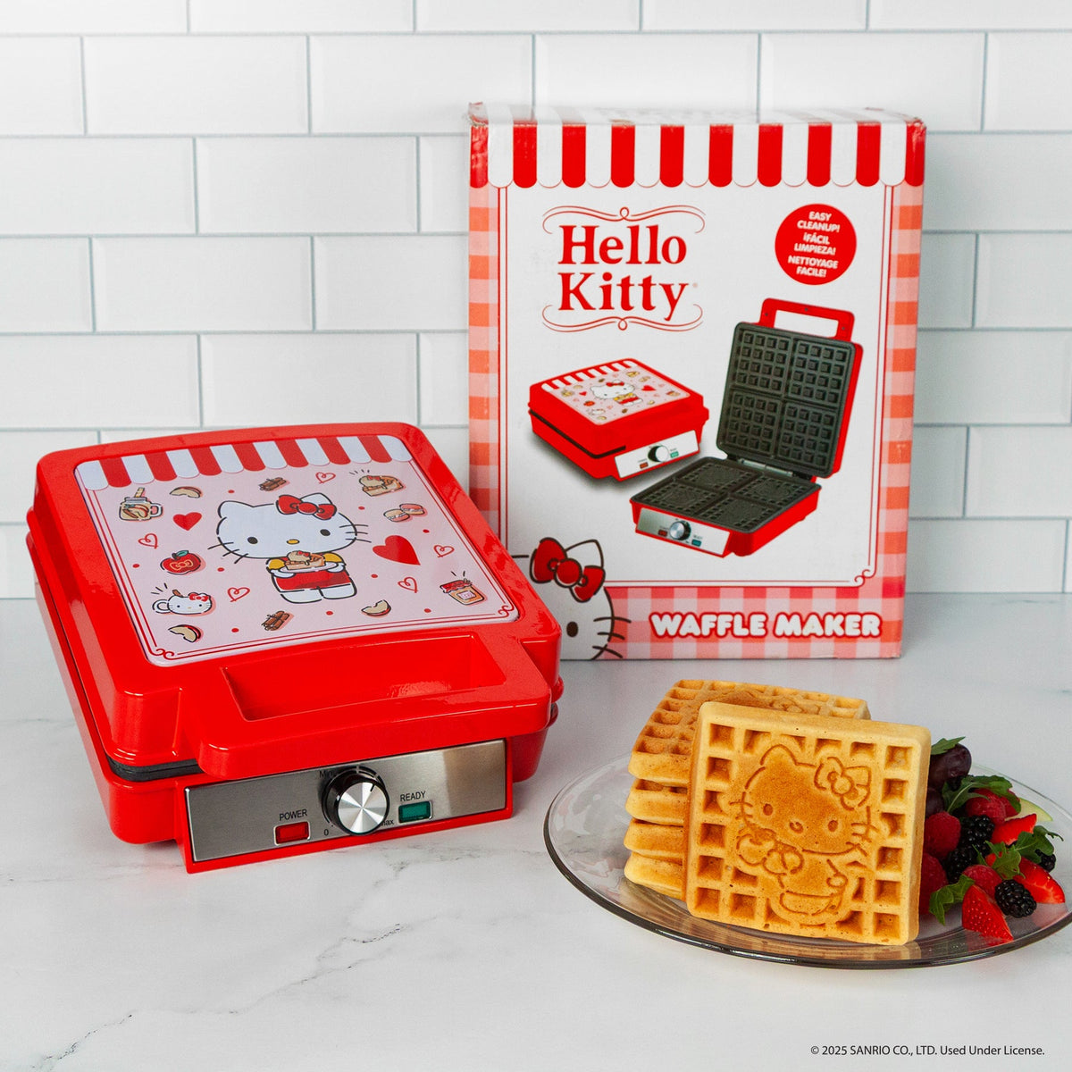 Hello Kitty Deluxe Waffle Maker (Red)