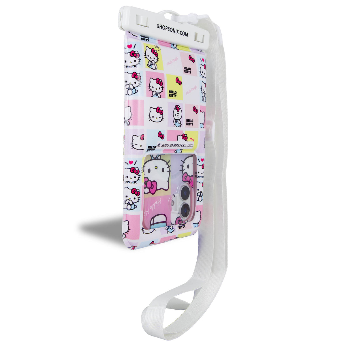 Hello Kitty x Sonix Waterproof Phone Pouch (Grid) Accessory BySonix Inc.
