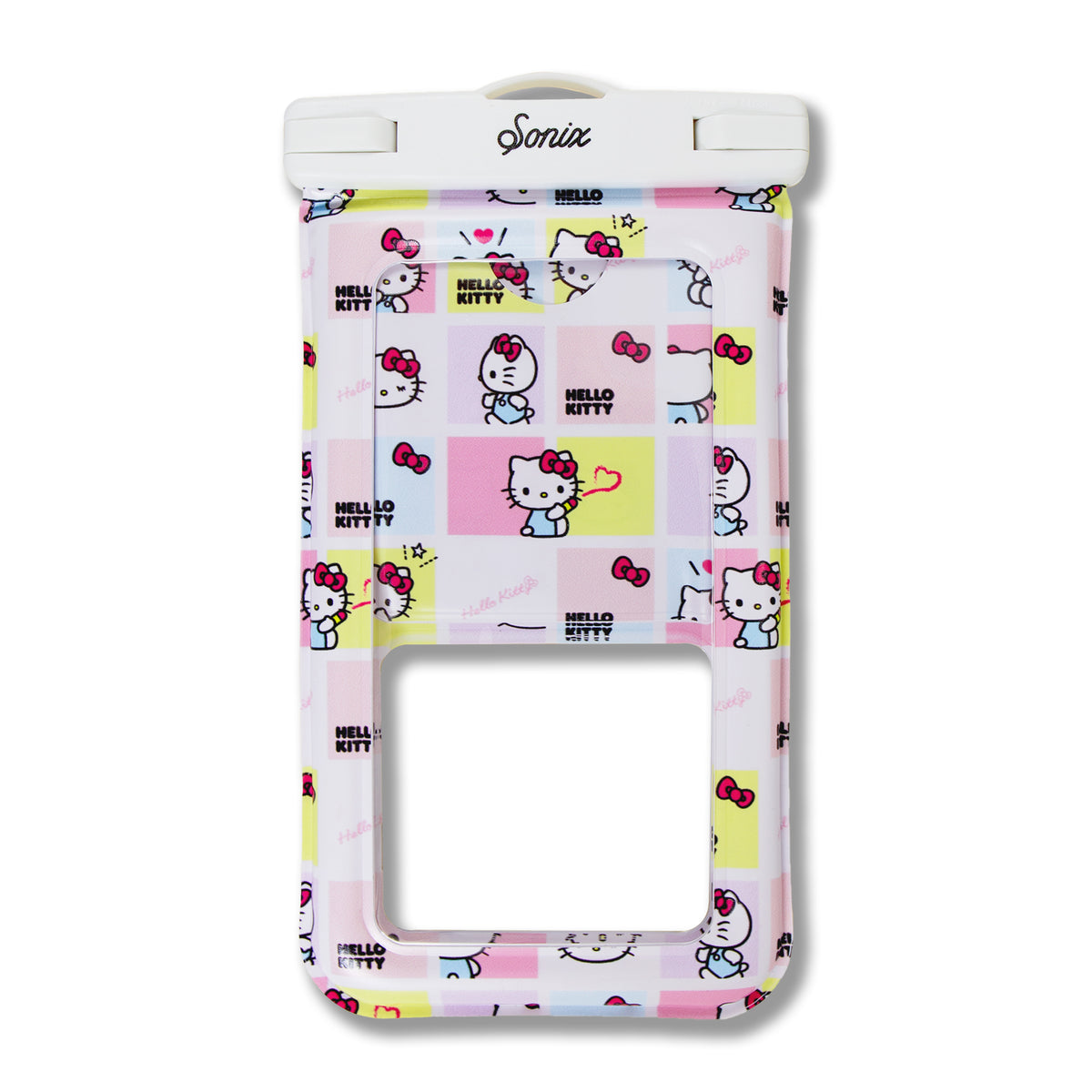 Hello Kitty x Sonix Waterproof Phone Pouch (Grid)