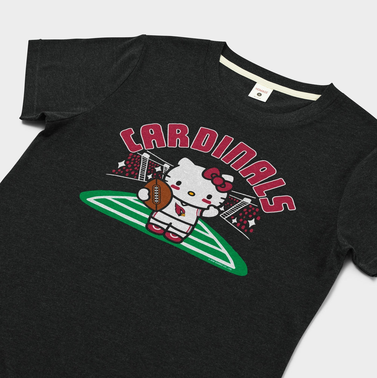 Hello Kitty x Arizona Cardinals Football Tee (Womens) Apparel HOMAGE