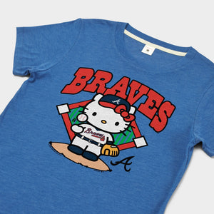 Hello Kitty x Atlanta Braves Toss Tee (Womens) Apparel HOMAGE