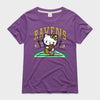 Hello Kitty x Baltimore Ravens Rush Tee (Womens) Apparel HOMAGE Royal Purple XS